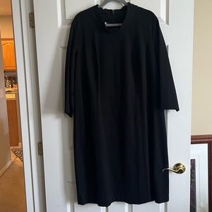 Talbots Black Mock Neck Dress- 18W